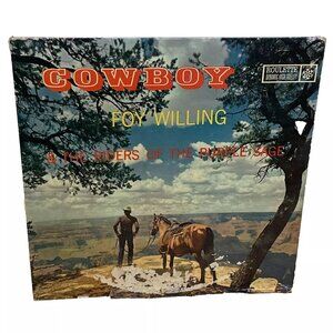 Foy Willing & The Riders Of The Purple Sage Cowboy (Vinyl, 1958) Roulette R 2503